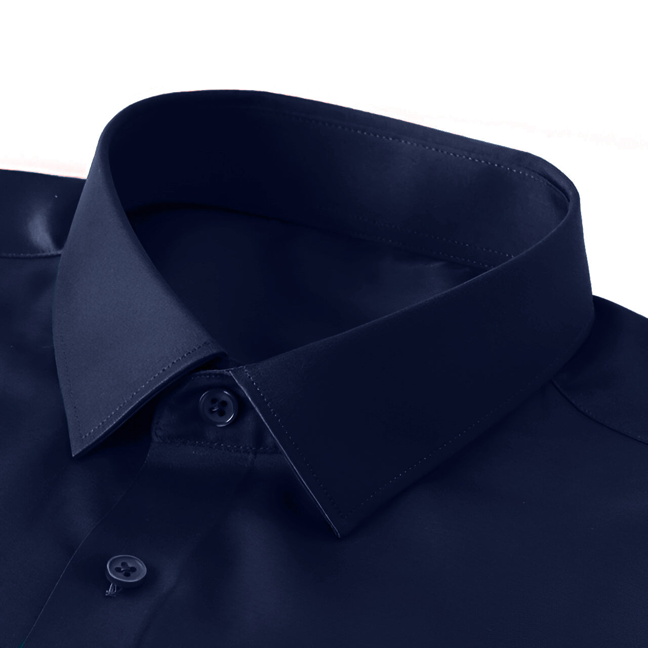 MENS FORMAL REGULAR FIT FULL SLEEVE SHIRT-NAVY BLUE