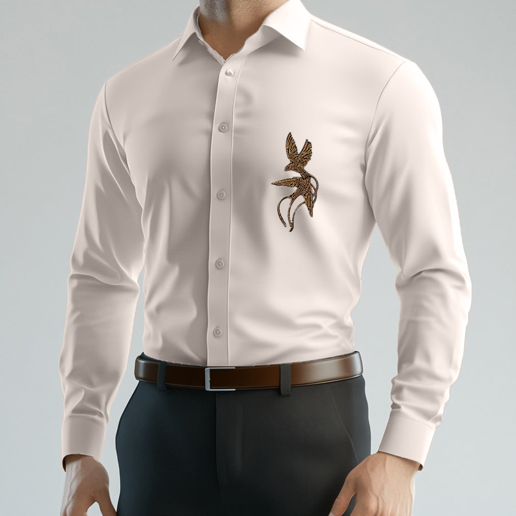 Men's ClubWear Premium Shirt -Beige