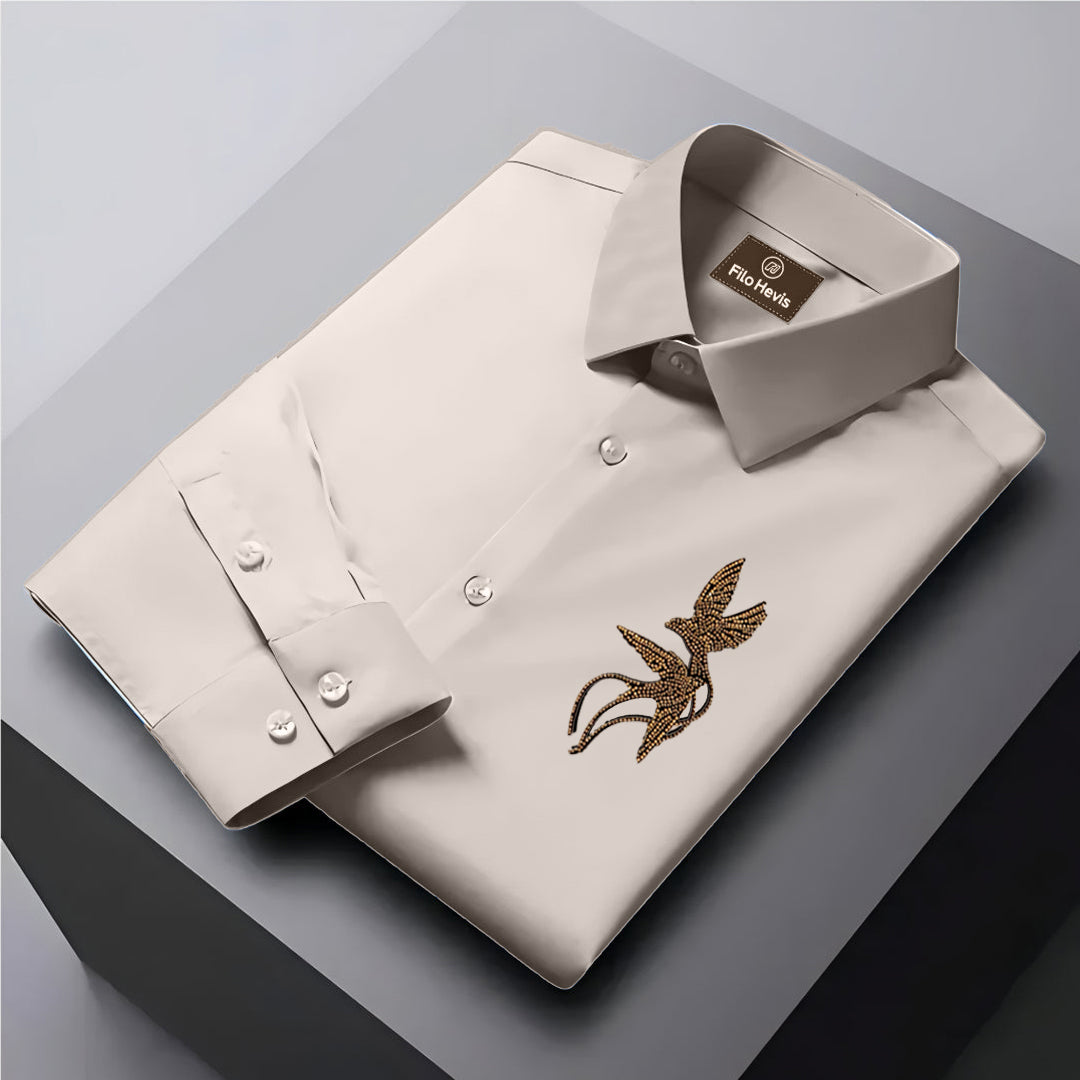 Men's ClubWear Premium Shirt -Beige