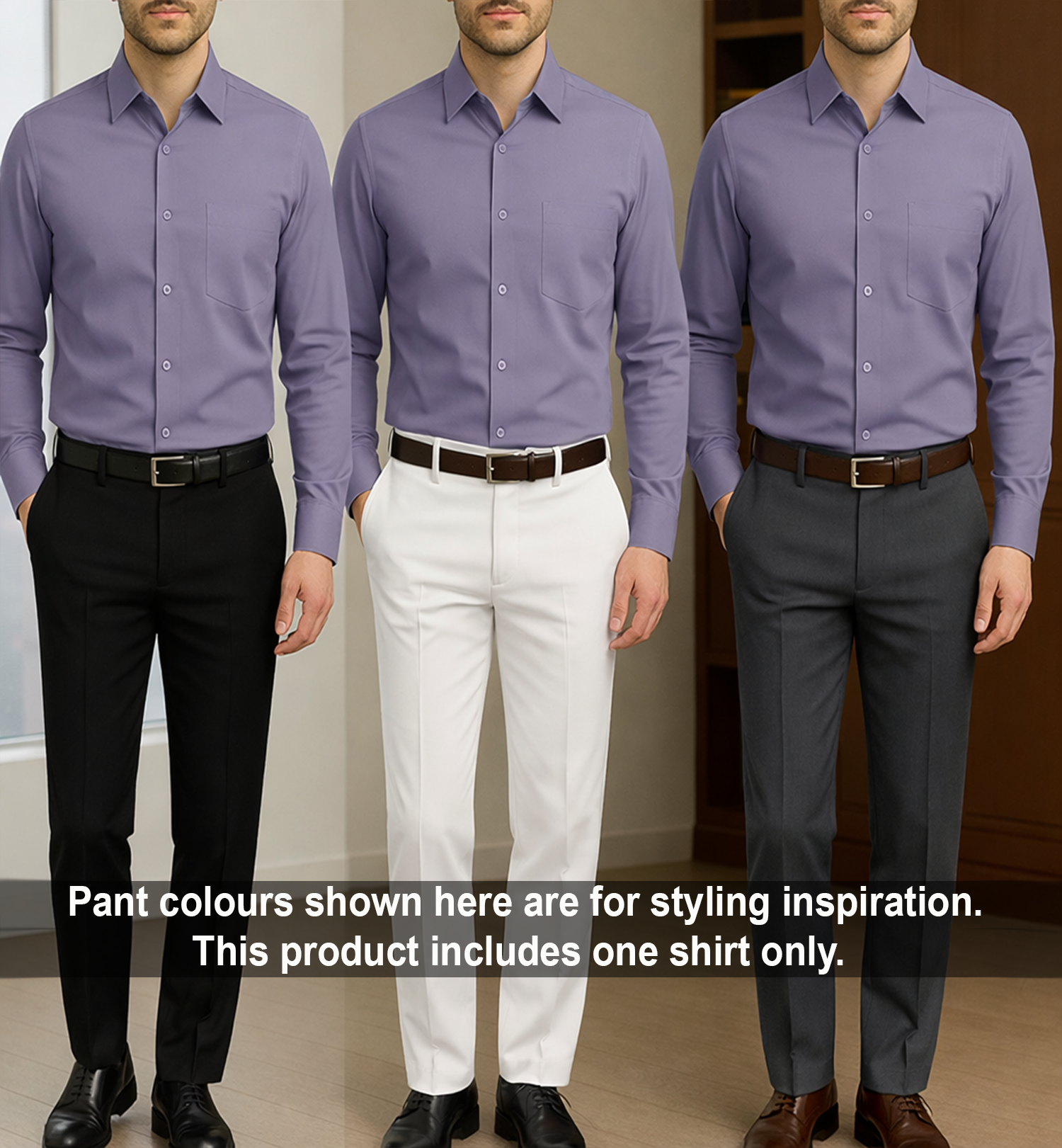 PLATINUM COTTON SATIN FORMAL SHIRT FOR MEN (Single Pocket)-Onion