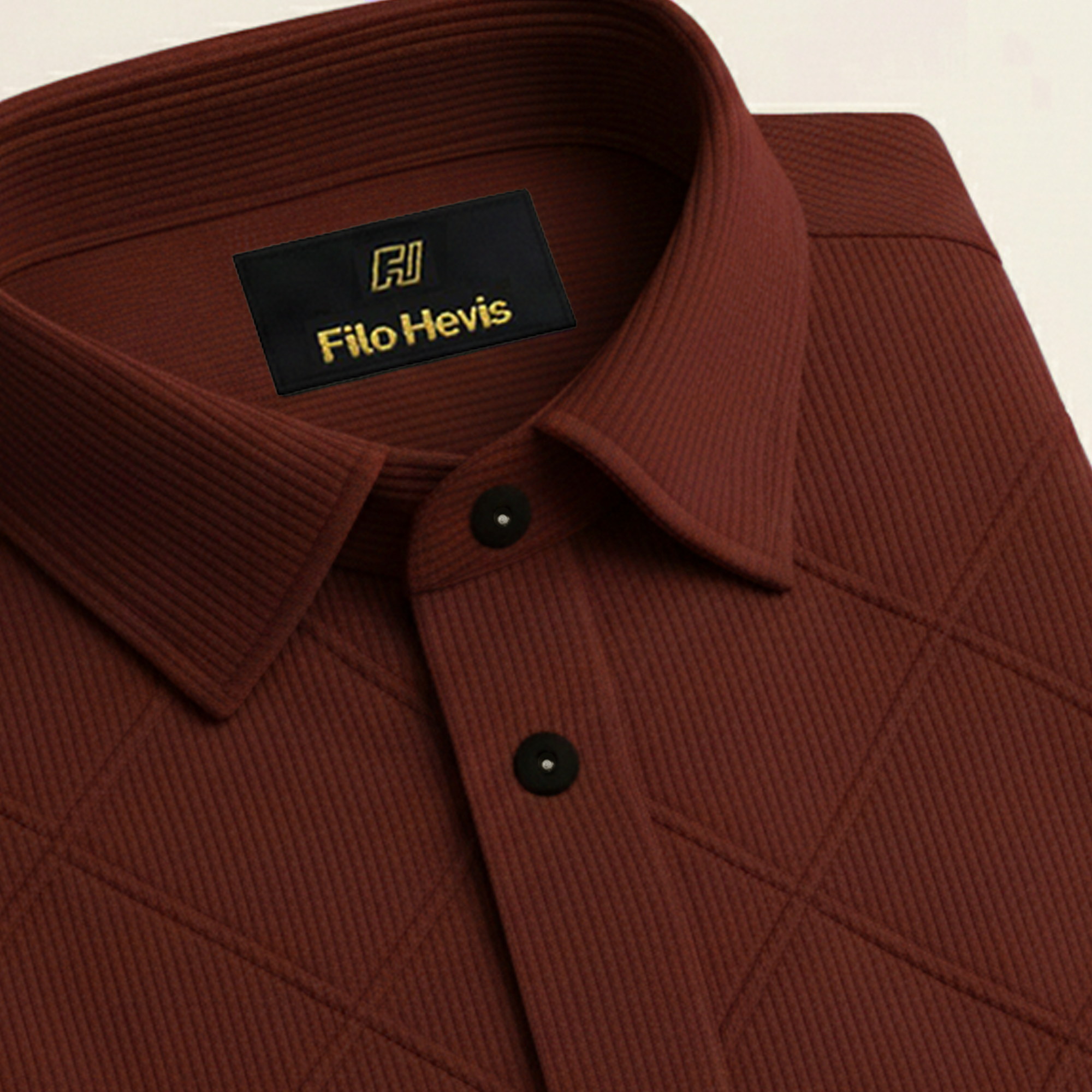 CORDUROY SHIRT FOR MEN | SOFT TEXTURED PRE-WINTER Shirt - Orange