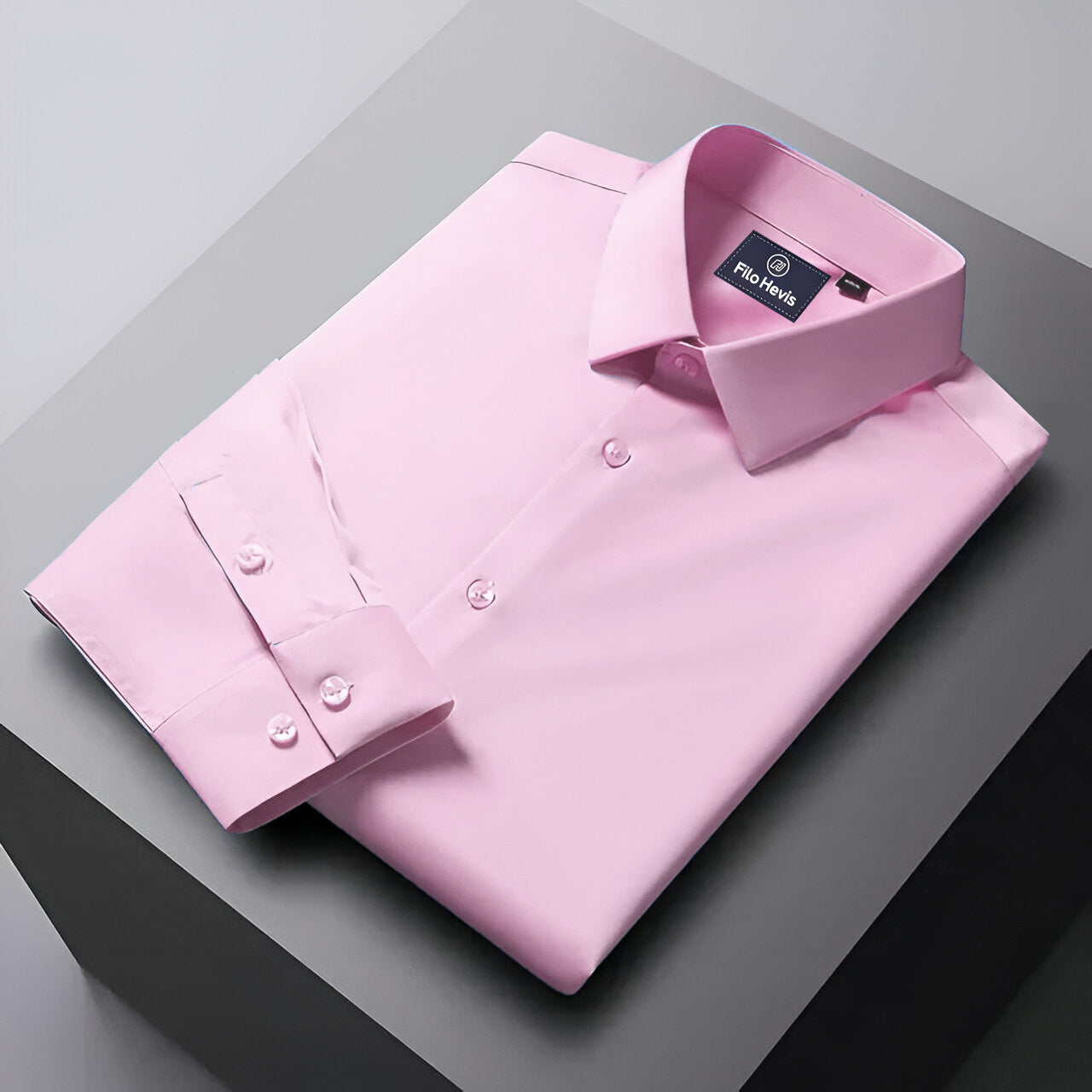 MENS FORMAL REGULAR FIT FULL SLEEVE SHIRT- LIGHT PINK