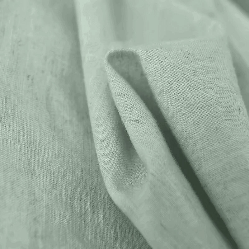 pista green linen shirt for men