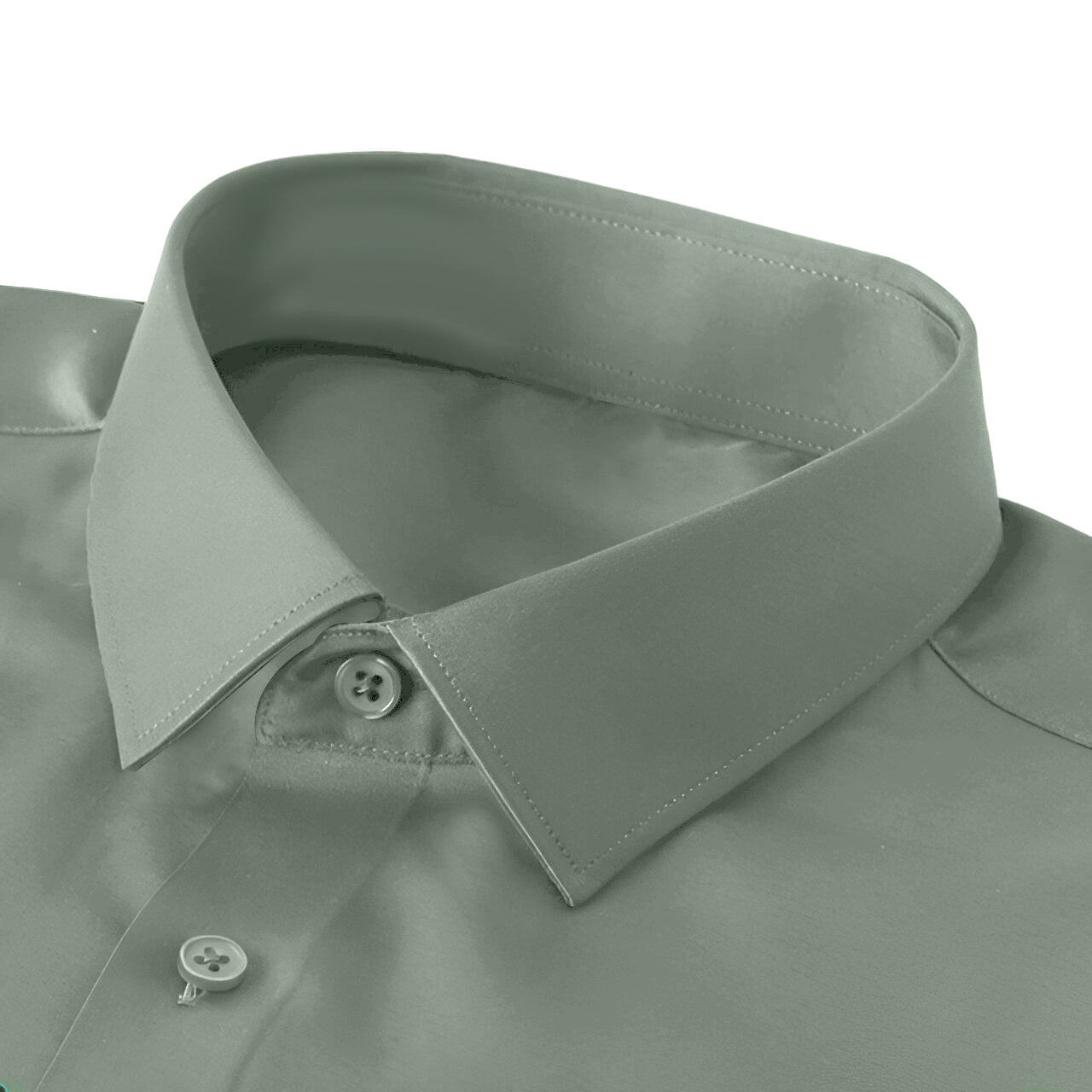 Men's Formal Regular Fit Cotton Full Sleeve Shirt - Pista Green