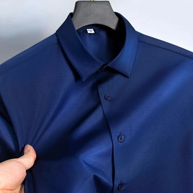 Men's Anti-Wrinkle formal  Full Sleeve shirt Royal Blue