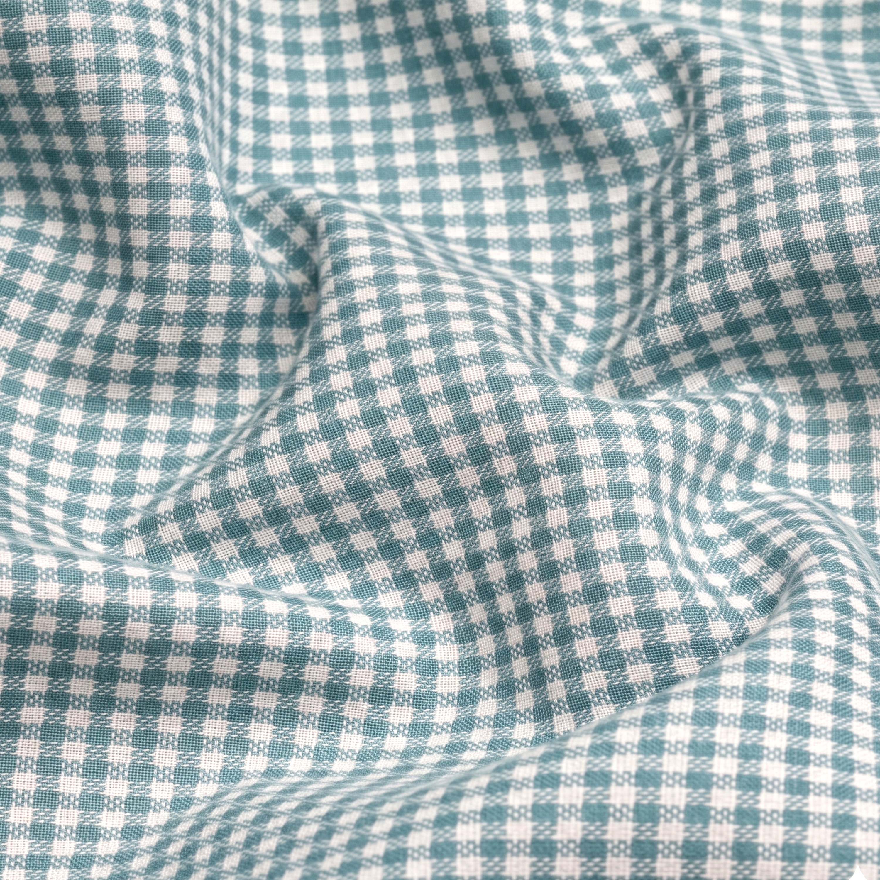 Men's Cotton Check Shirt-Sky, Regular Fit, All-Day Comfort