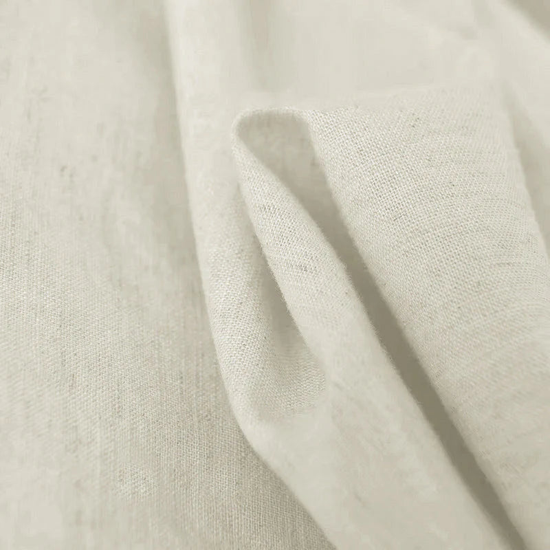 Cream linen shirt for men