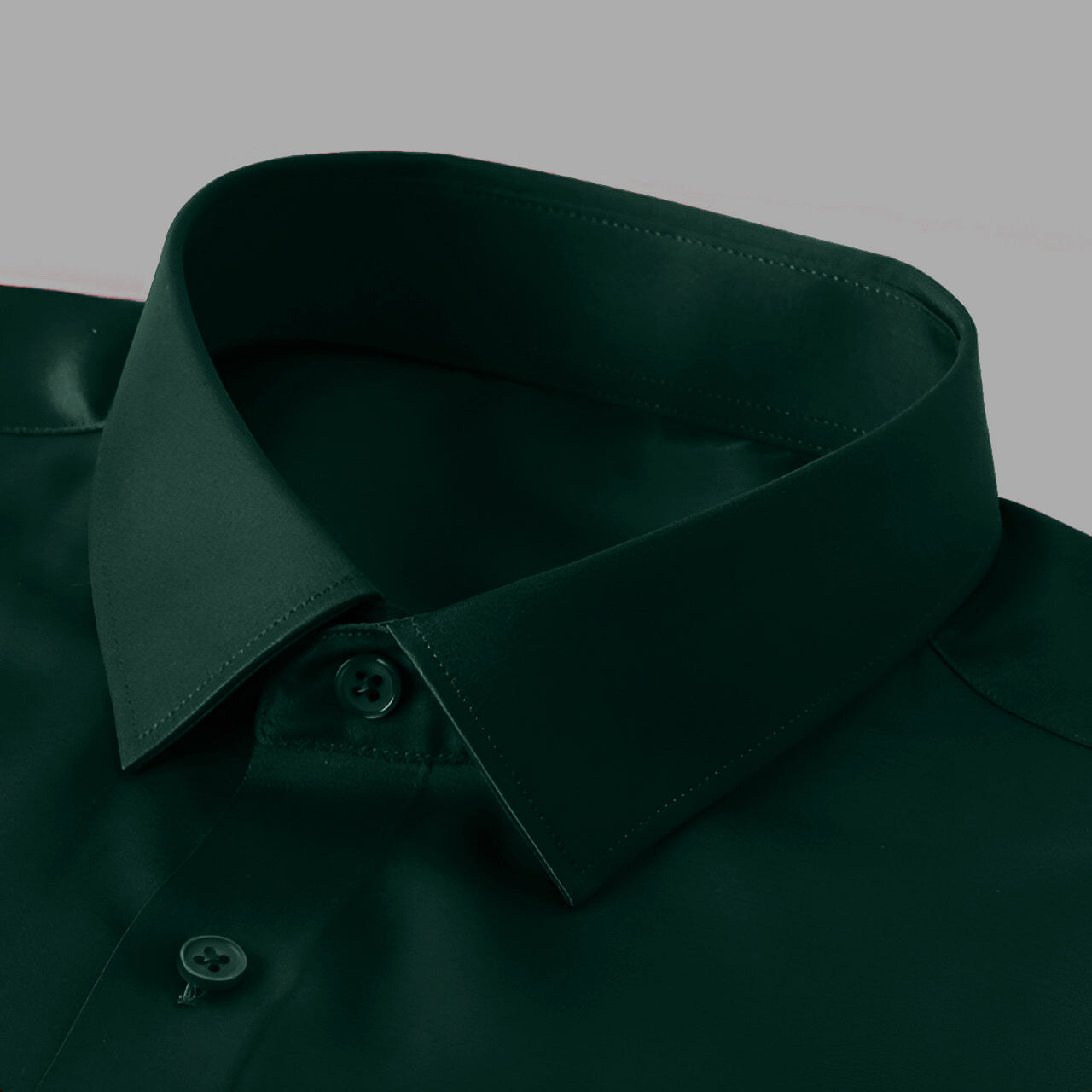 Men's Formal Regular Fit Cotton Full Sleeve Shirt-TEAL GREEN