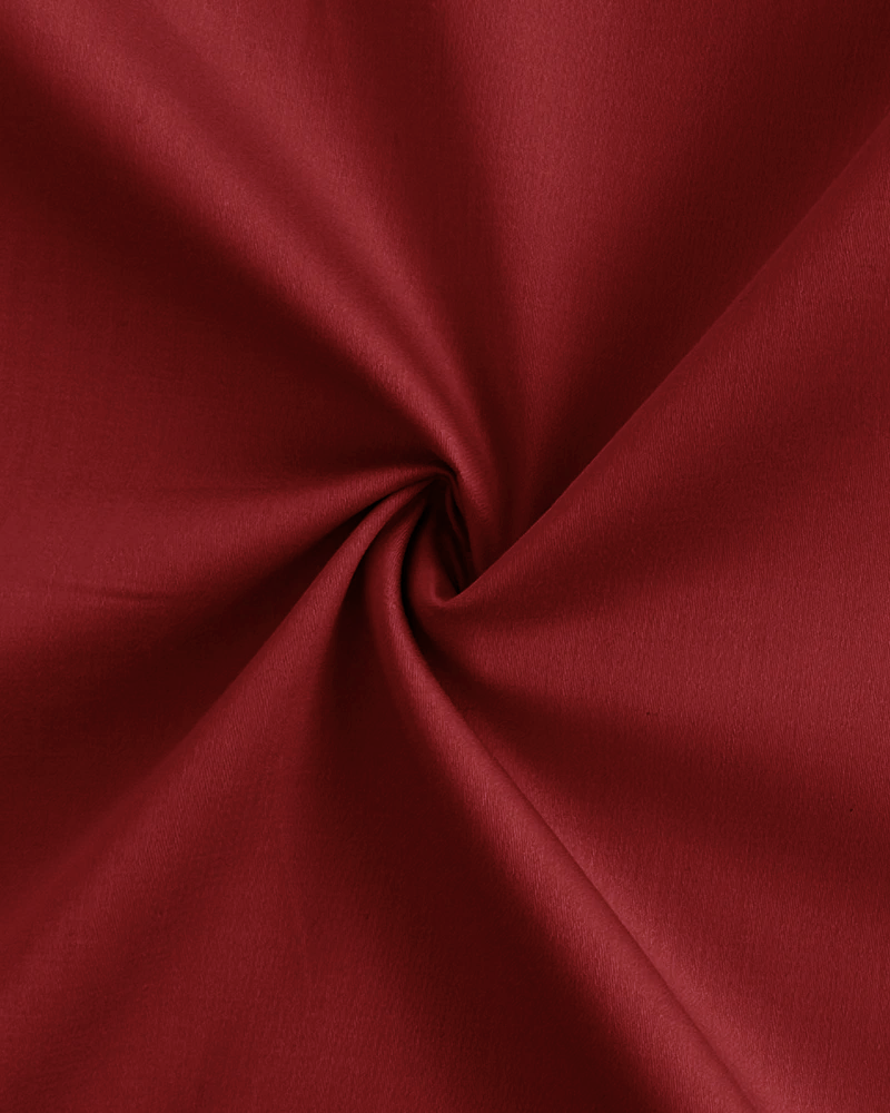 PLATINUM COTTON SATIN FORMAL SHIRT FOR MEN (Single Pocket)-Maroon