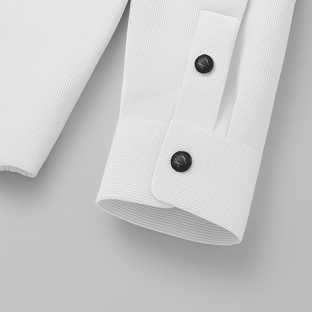 MEN’S CORDUROY SHIRT FOR WINTER STYLE | 21-WALES CORDUROY | DOUBLE POCKET | EMERALD-White