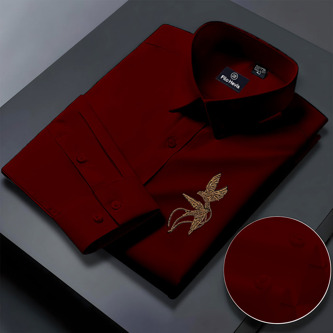 Men's ClubWear Premium Shirt -Maroon
