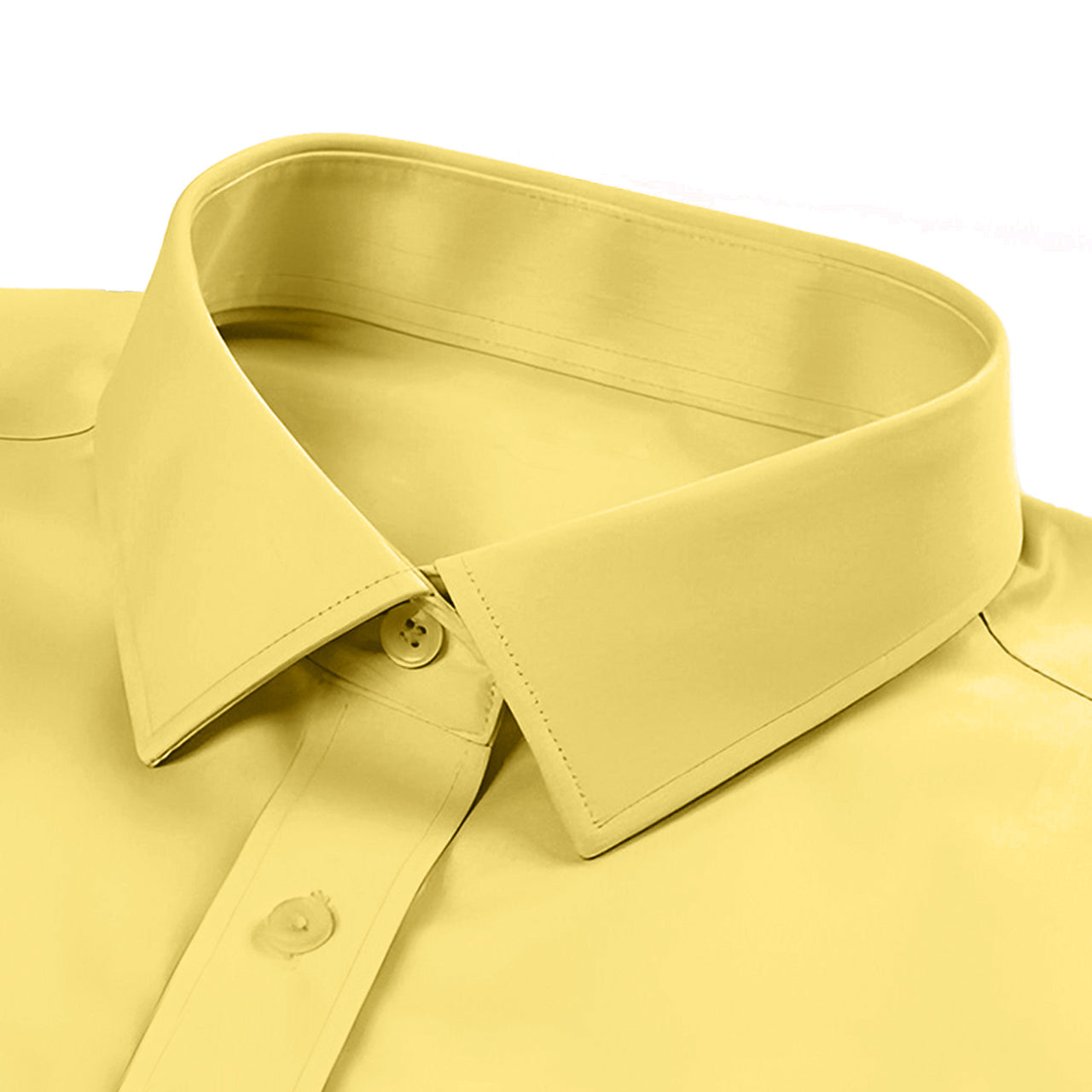 MENS FORMAL REGULAR FIT FULL SLEEVE SHIRT- YELLOW
