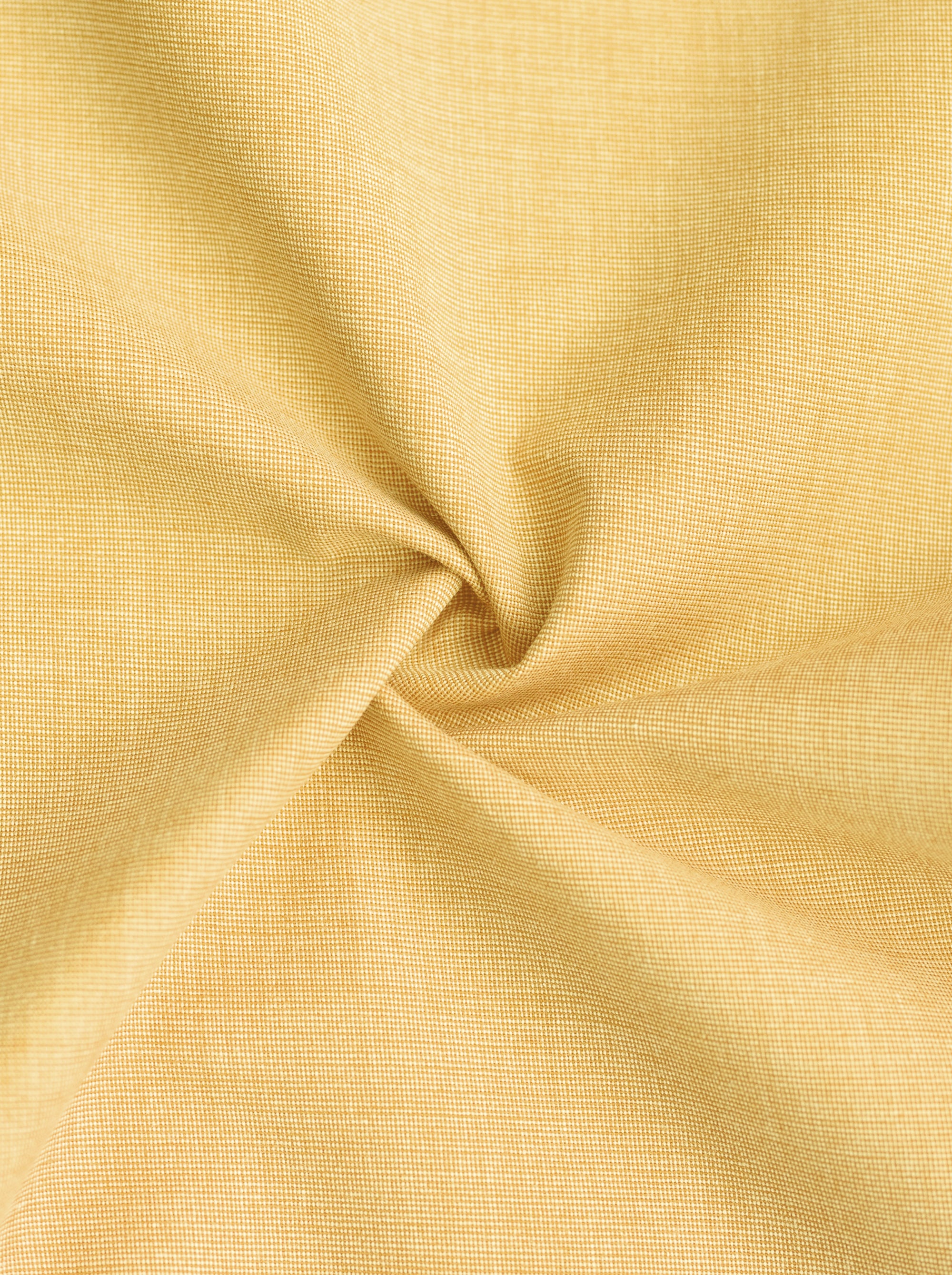 Filafil Fabric Regular Fit Single Pocket Formal Shirt Full Sleeve - Yellow