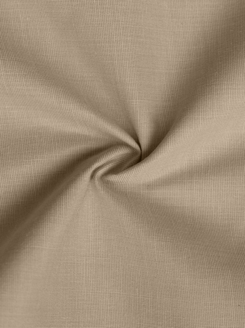 Filafil Fabric Formal Shirt for Men - Regular Fit | Brown