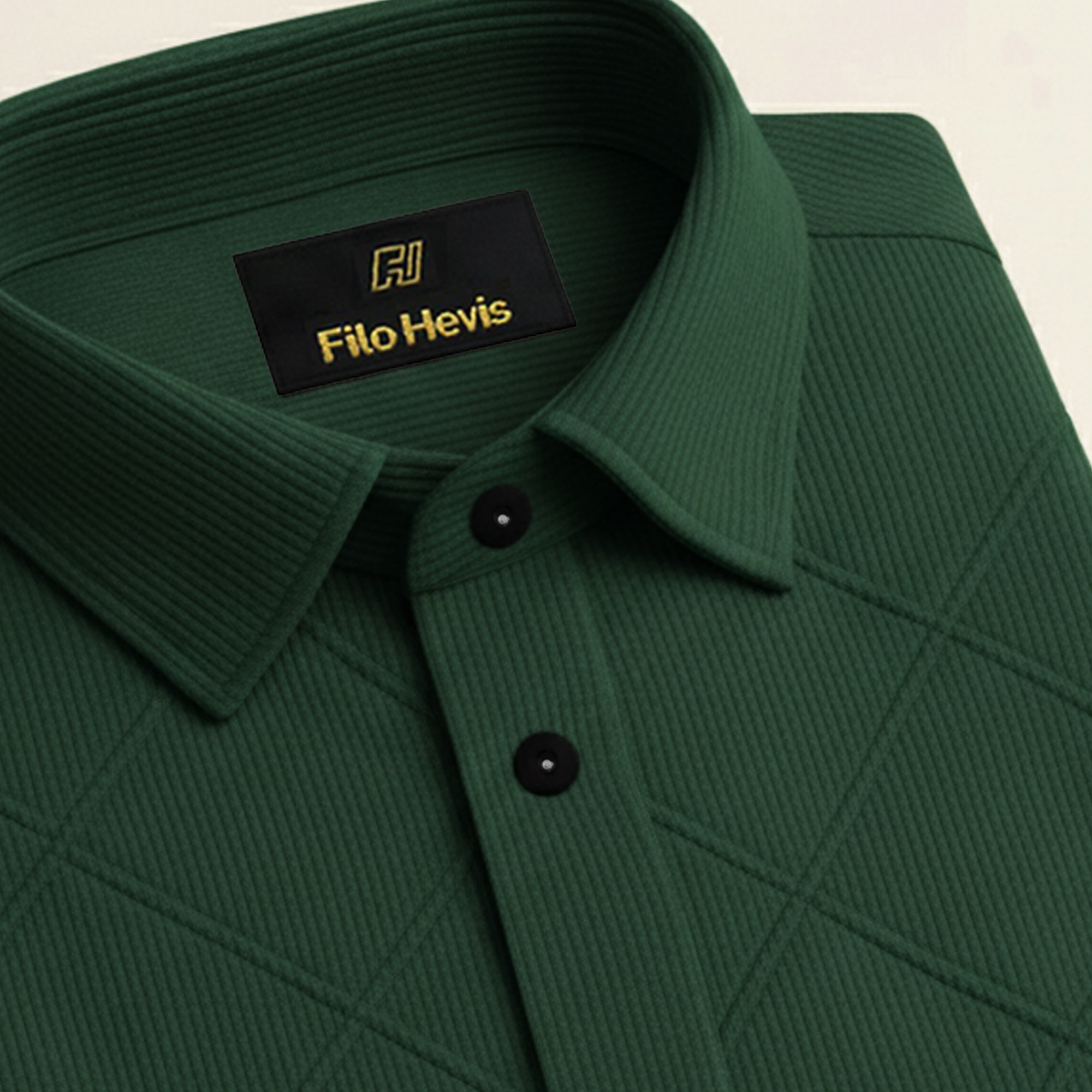 CORDUROY SHIRT FOR MEN | SOFT TEXTURED PRE-WINTER Shirt - DARK GREEN