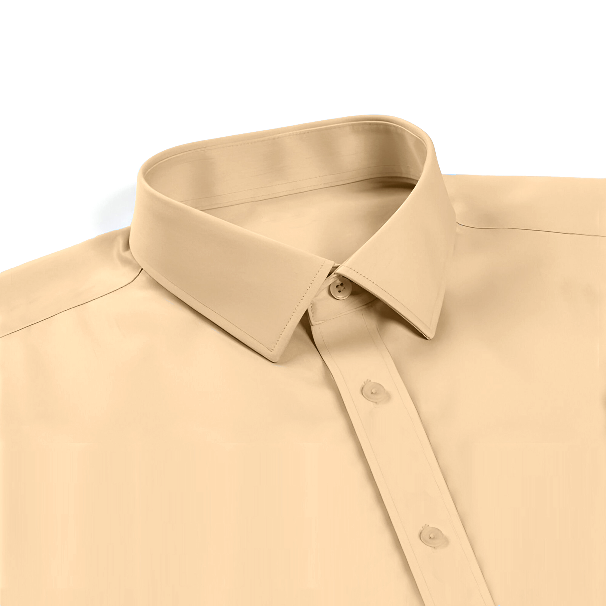 Men's Formal Regular Fit Full Sleeve Shirt - Cream