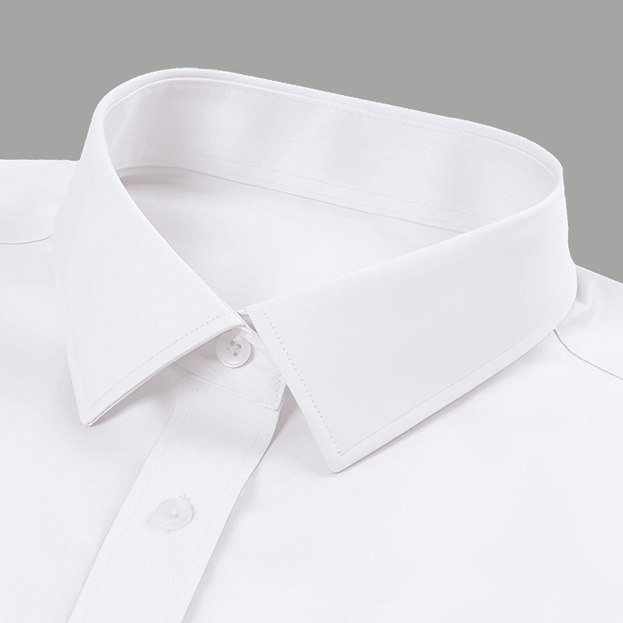 Men's Formal Regular Fit Full Sleeve Shirt - White