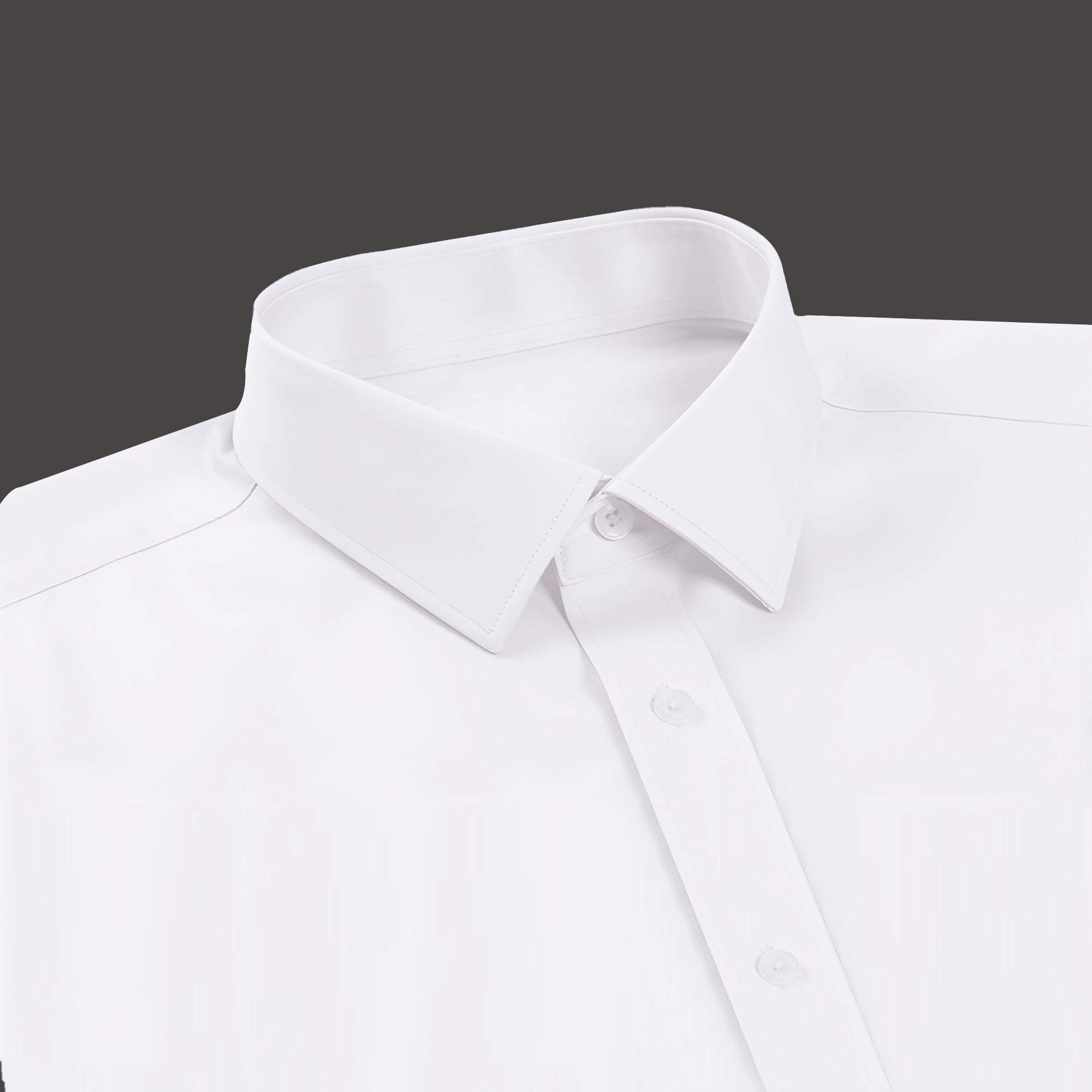 Men's Formal Regular Fit Full Sleeve Shirt - White