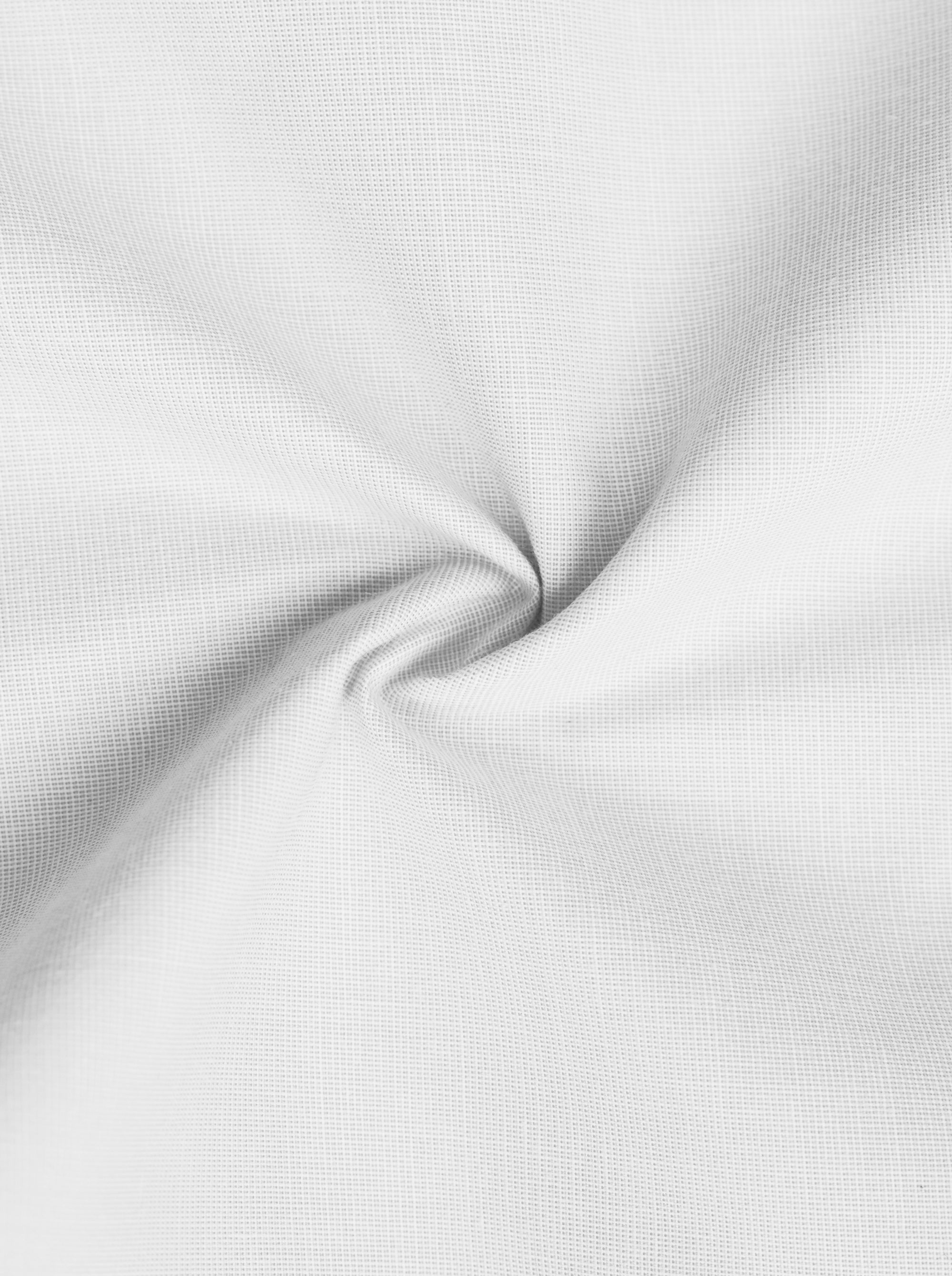 Filafil Fabric Regular Fit Single Pocket Formal Shirt Full Sleeve -White