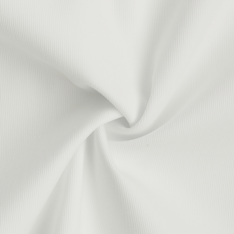 Fine-Ribbed Self-Structured Formal Shirt-White
